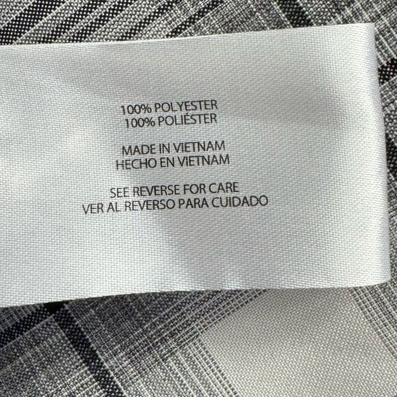 Orvis Men's Plaid Short Sleeve Button Down Shirt Black White Size Medium - Picture 4 of 5